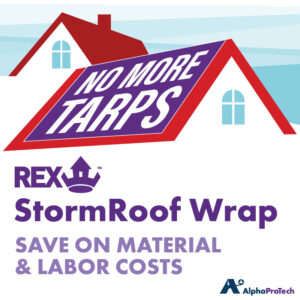 Read more about the article No more tarps! Introducing Rex StormRoof Wrap